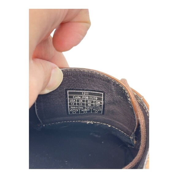 Shoes For Crews Senator Slip & Oil Resistant Men's Brown Style 1211 Size US 12 - Picture 8 of 8